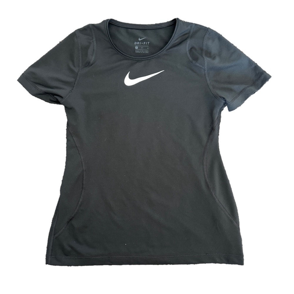 Nike black women’s short sleeve dri-fit shirt size Medium